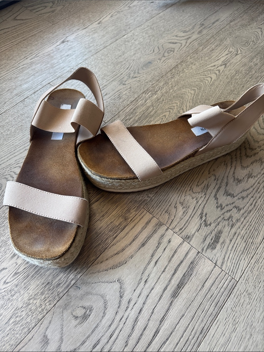 Women’s Nude Espadrille Platform Sandals
